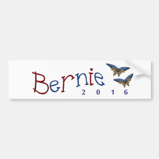 Bernie slipmaskiner 2016 - fjärilar för Bernie Bildekal