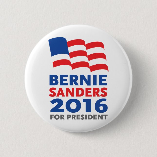 Bernie slipmaskiner 2016 för president knapp (Framsida)