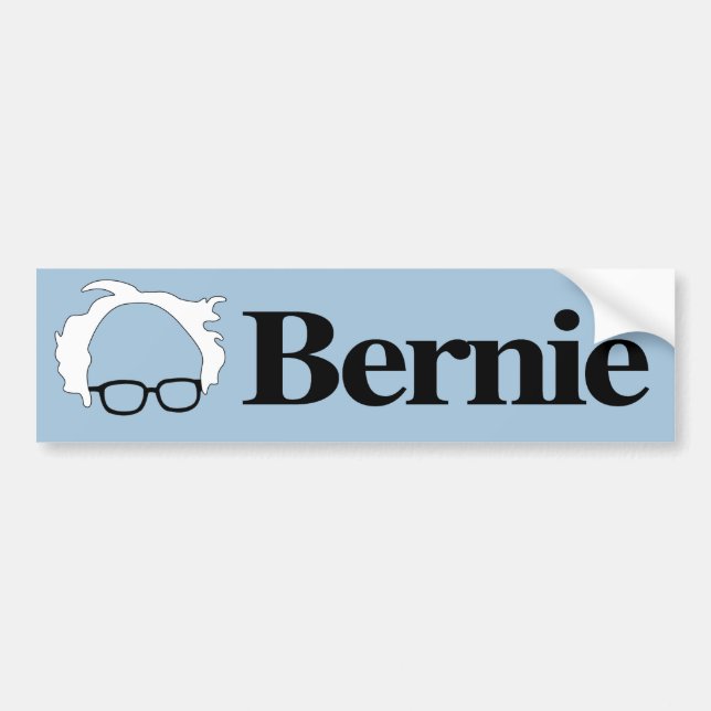 Bernie - slipmaskiner 2016 för president - .png bildekal (Framsidan)