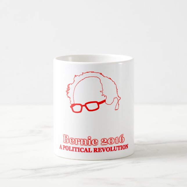 Bernie slipmaskiner 2016 politiska muggar för en (Center)