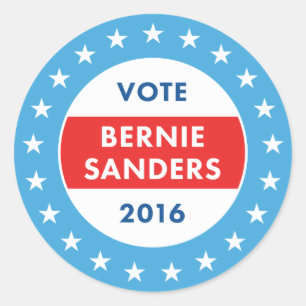 Bernie slipmaskiner 2016 runt klistermärke