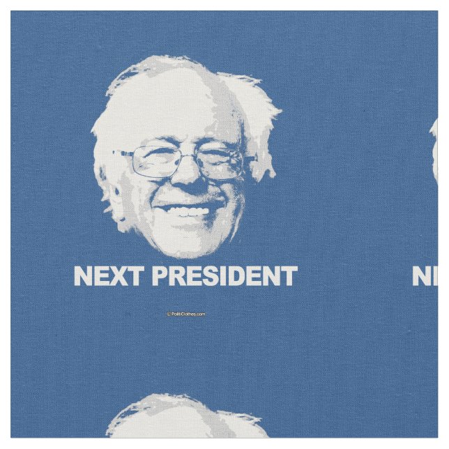 Bernie slipmaskiner är den nästa presidenten tyg (Närbild)