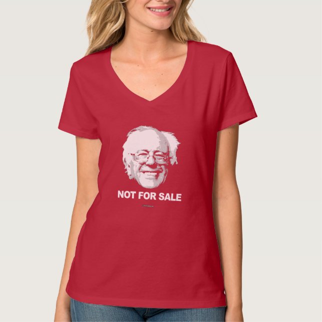 Bernie slipmaskiner är inte till salu t shirt (Framsida)