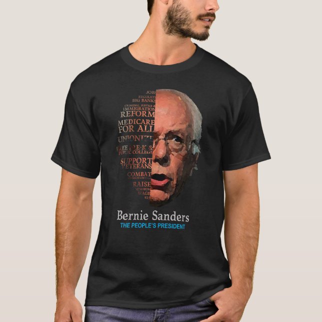 Bernie slipmaskiner Berning utfärdar tshirten Tee (Framsida)