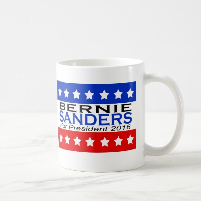 Bernie slipmaskiner för kampanjen för president kaffemugg (Höger)