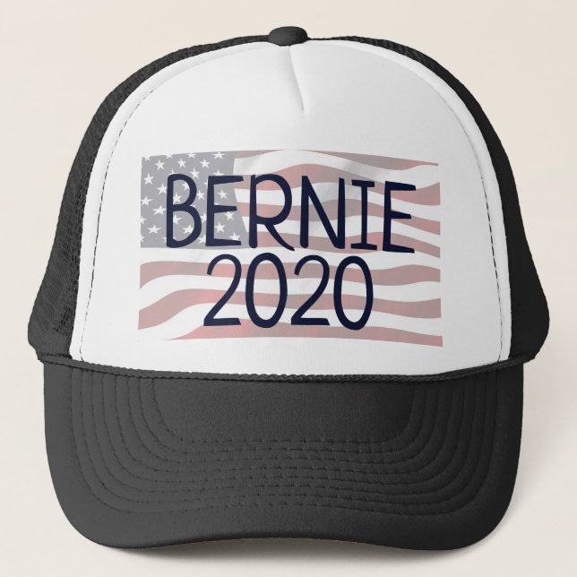 Bernie slipmaskiner för president 2020 knäppas truckerkeps (Framsida)