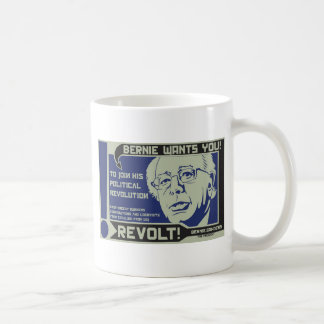 Bernie slipmaskiner för president kaffemugg