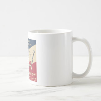 Bernie slipmaskiner för president kaffemugg