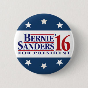 Bernie slipmaskiner för president knapp