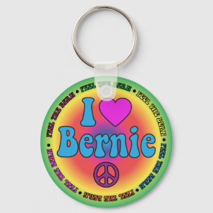 Bernie slipmaskiner för president nyckelring