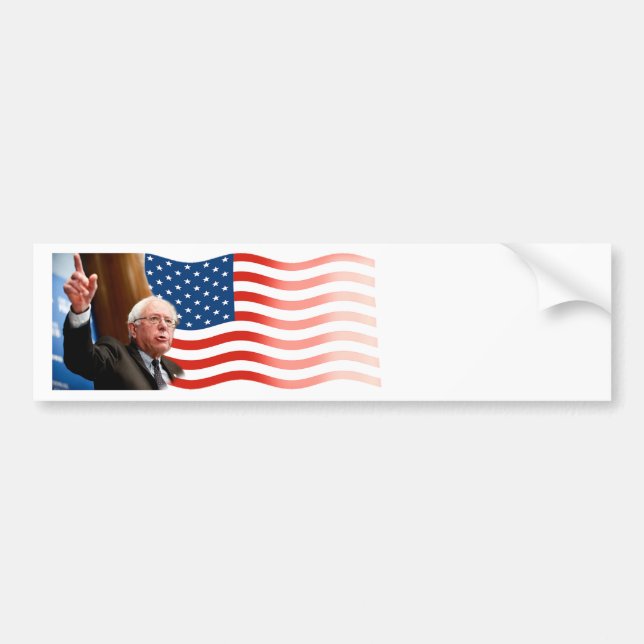 Bernie slipmaskiner för president: Skräddarsy Bildekal (Framsidan)