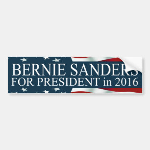 Bernie slipmaskiner för presidenten 2016 bildekal