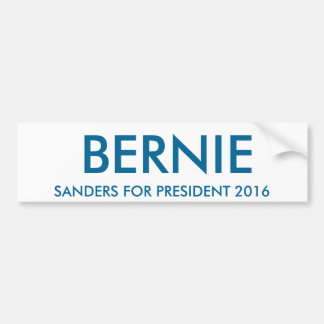 Bernie slipmaskiner för presidenten 2016 bildekal