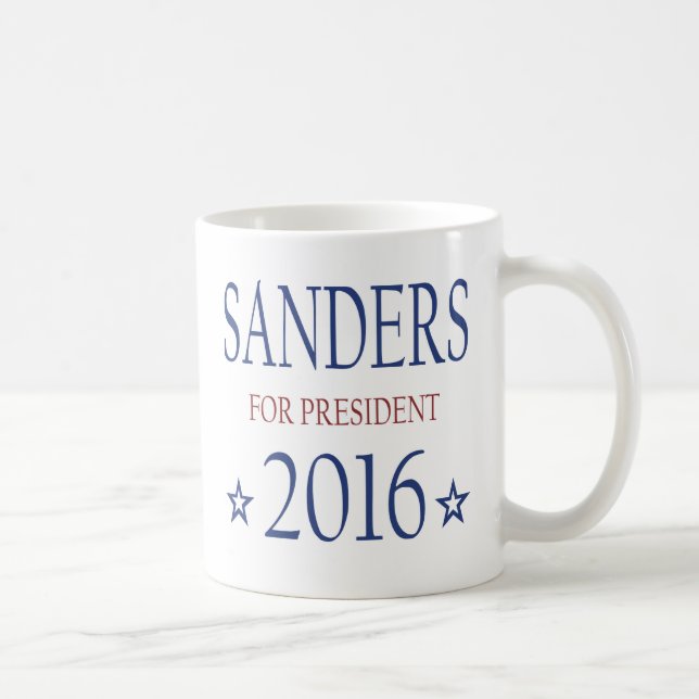 Bernie slipmaskiner för presidenten 2016 kaffemugg (Höger)