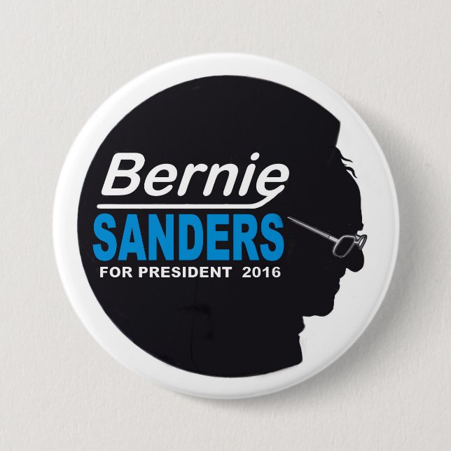 Bernie slipmaskiner för presidenten 2016 knapp (Framsida)