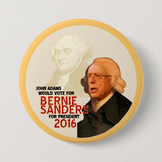 Bernie slipmaskiner för presidenten 2016 knapp (Framsida)