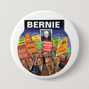 BERNIE SLIPMASKINER FÖR PRESIDENTEN 2016 KNAPP