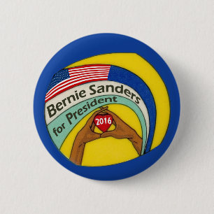 Bernie slipmaskiner för presidenten 2016 knapp