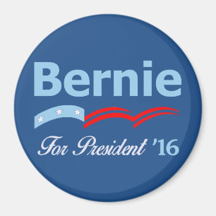 Bernie slipmaskiner för presidenten 2016 magnet