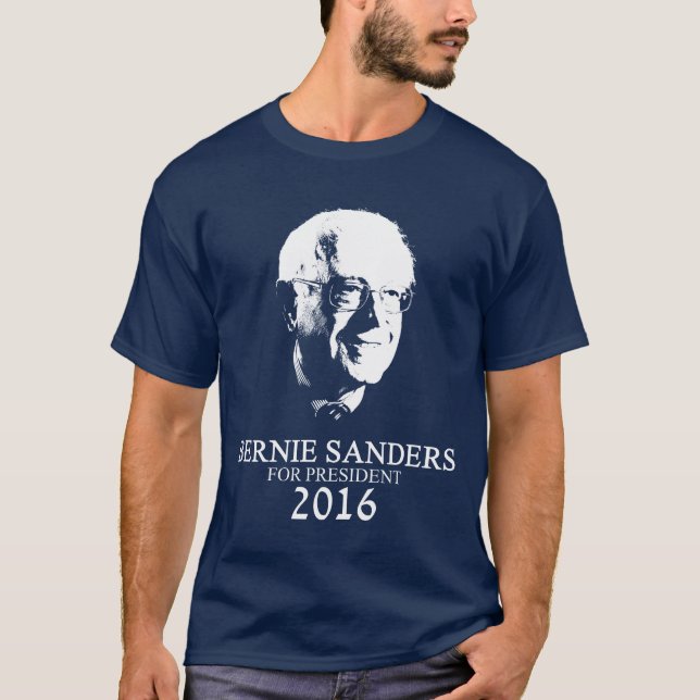 Bernie slipmaskiner för presidenten 2016 tee (Framsida)