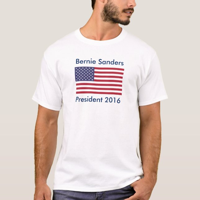 Bernie slipmaskiner för presidenten 2016 tröja (Framsida)