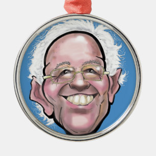 Bernie slipmaskinkarikatyr julgransprydnad metall