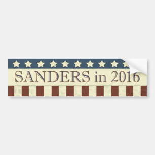 Bernie slipmaskinpresident 2016 stars och stripes bildekal