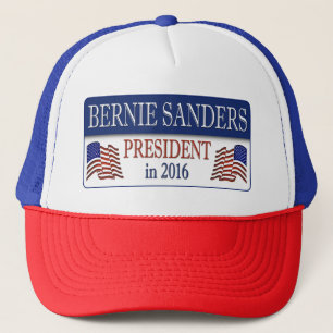 Bernie slipmaskinpresident 2016 truckerkeps