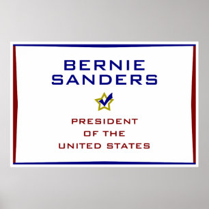 Bernie slipmaskinpresident USA V2 Poster