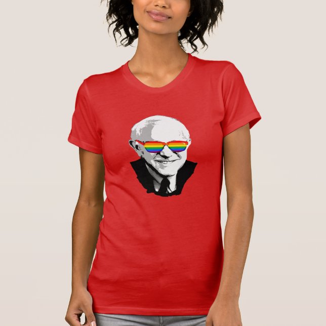 Bernie slipmaskinpride - LGBT - Tee (Framsida)