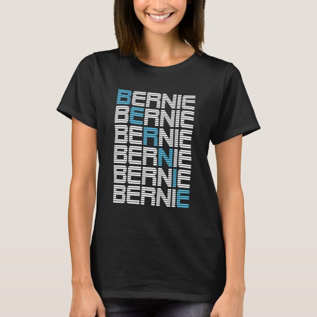 BERNIE slipmaskintextStacks Tee Shirt (Framsida)