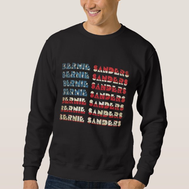 Bernie slipmaskinUSA T-tröja 2016 V.03 Sweatshirt (Framsida)