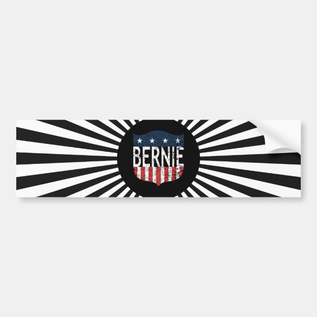 BERNIE stars och stripes Bildekal (Framsidan)