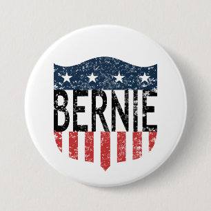BERNIE stars och stripes Knapp
