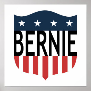 BERNIE stars och stripes Poster