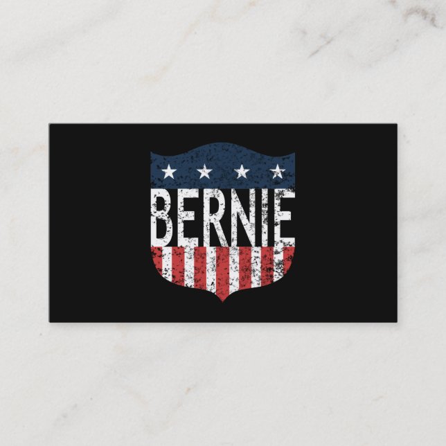BERNIE stars och stripes Visitkort (Framsida)