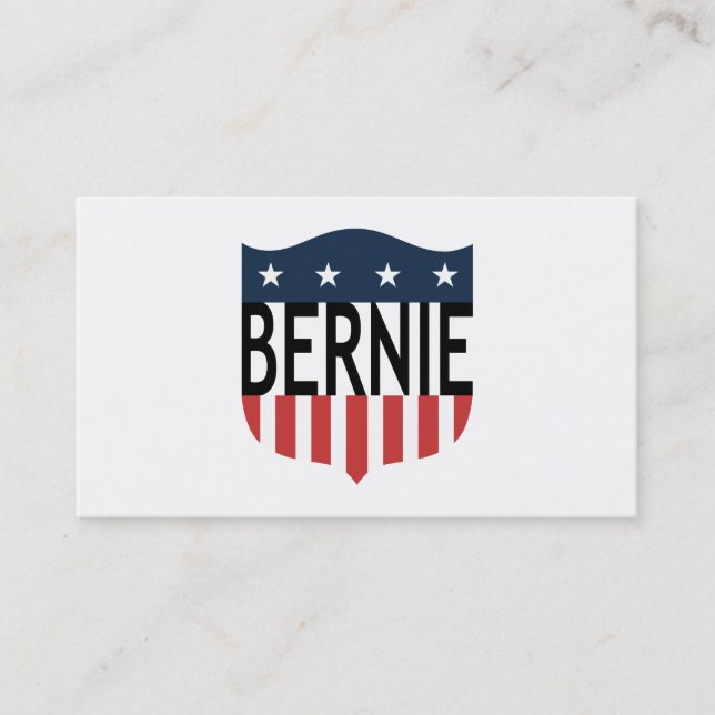 BERNIE stars och stripes Visitkort (Framsida)