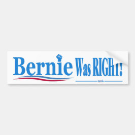 Bernie var Höger Bildekal