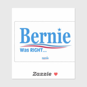 Bernie var Höger vinyldekal Klistermärken