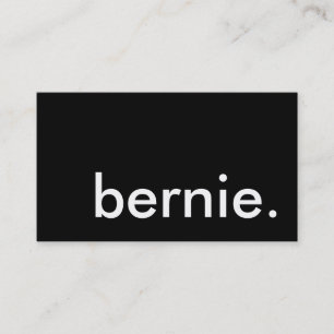 Bernie. Visitkort