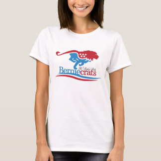 Berniecrats - logotyputslagsplats tee shirt
