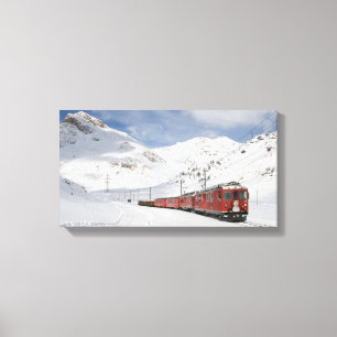 Bernina Railway Canvastryck