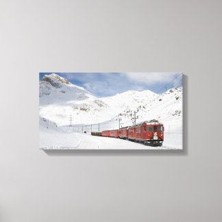 Bernina Railway Canvastryck