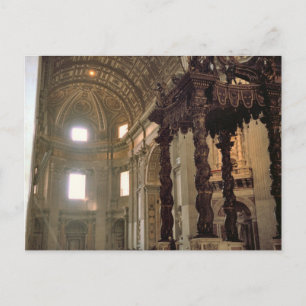 Berninis canopy, St Peter's Basilica Vykort