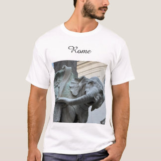 Berninis elefant och obelisk - Rom Italien T Shirt