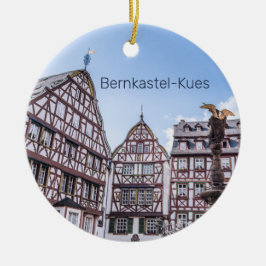 Bernkastel-Kues Historic Facades Tyskland Souvenir Julgransprydnad Keramik