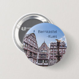 Bernkastel-Kues Historic Facades Tyskland Souvenir Knapp