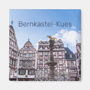 Bernkastel-Kues Historic Facades Tyskland Souvenir Magnet