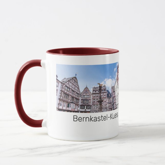 Bernkastel-Kues Historic Facades Tyskland Souvenir Mugg (Vänster)