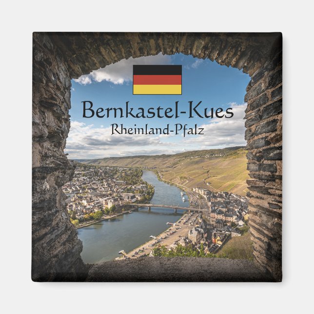 Bernkastel-Kues Souvenir Magnet (Framsidan)